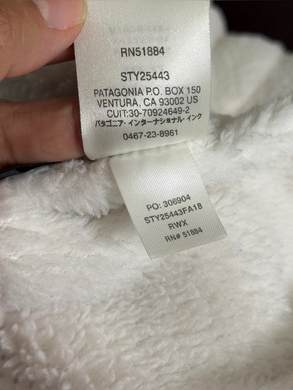 Patagonia LARGE Cream Re Tool Snap T Pullover Fleece Sweater Style 25443 - Picture 7 of 11